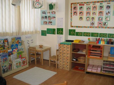 The reading corner